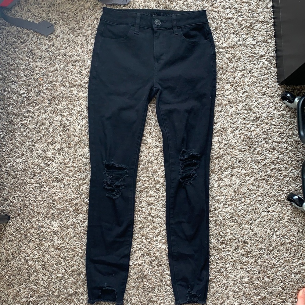 “The dream Jean” black ripped jeans